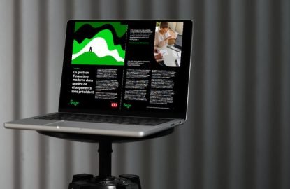 Mockup livre blanc Sage - La gestion financière moderne dans une ère de changements sans précédent